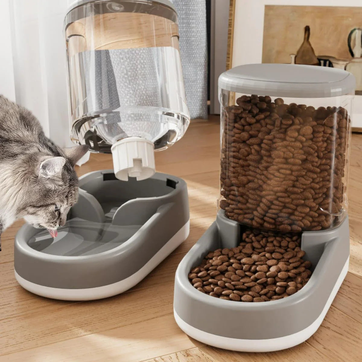 Automatic Cats Feeder Dog Water Dispenser Pet Feeder Dog Water Feeding Cat Drinking Bowl Dog Bottle Gravity Food Feeder Supplies