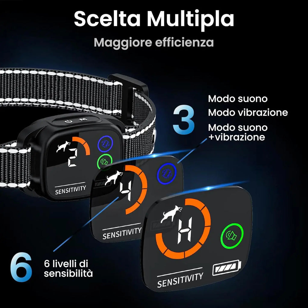 Anti barking device, anti barking automatic dog trainer, vibrating collar trainer, pet training equipment, safe and convenient