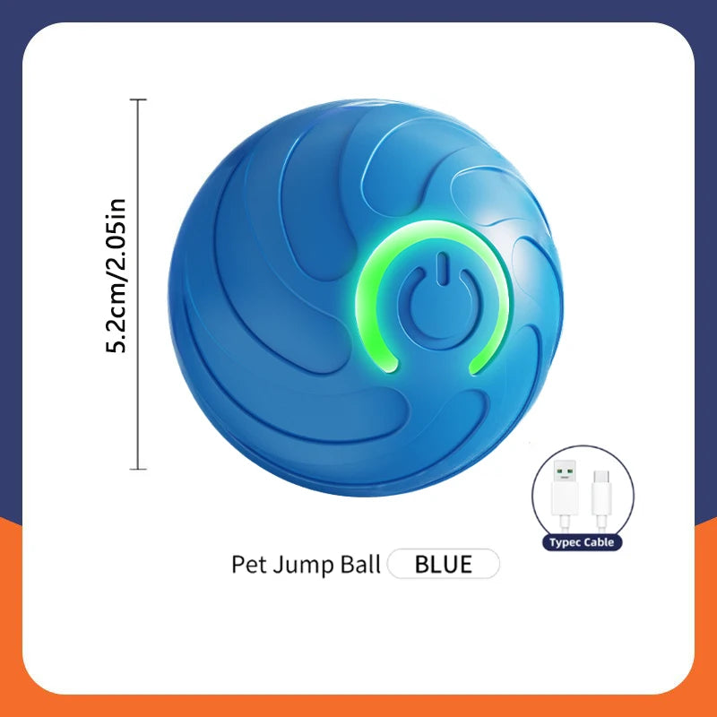Smart Dog Toy Ball Electronic Interactive Pet Toy Moving Ball USB Automatic Moving Bouncing for Puppy Birthday Gift Cat Products