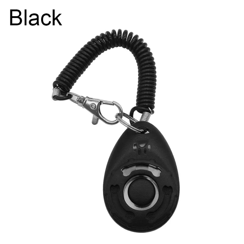 Dog Training Clicker Pet Cat Dog Click Trainer Various Style Aid Adjustable Wrist Strap Sound Key Dogs Pets Accessories
