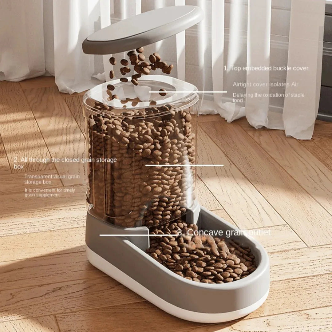 Automatic Cats Feeder Dog Water Dispenser Pet Feeder Dog Water Feeding Cat Drinking Bowl Dog Bottle Gravity Food Feeder Supplies