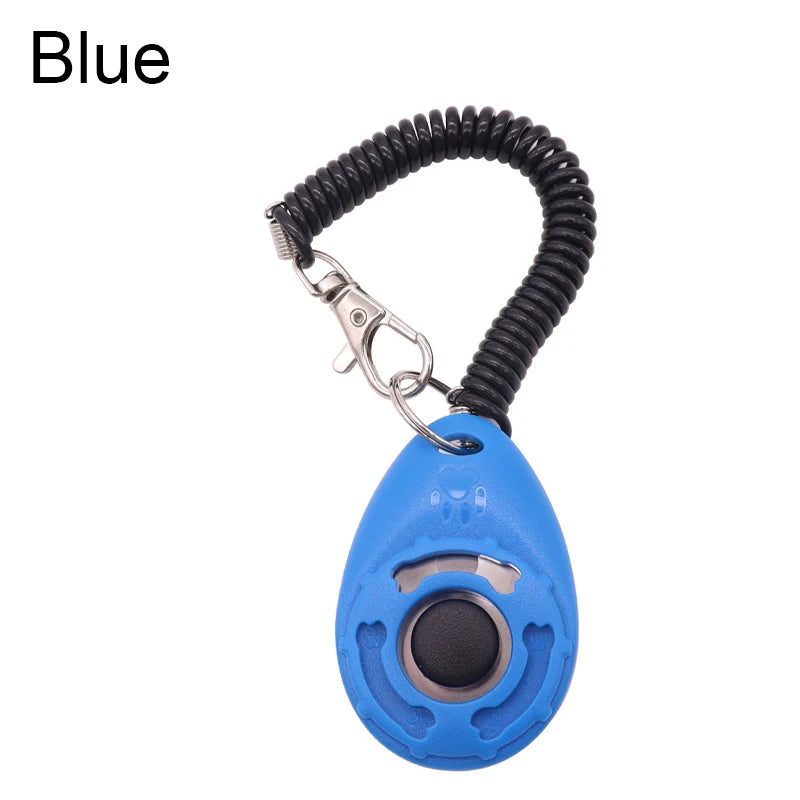 Dog Training Clicker Pet Cat Dog Click Trainer Various Style Aid Adjustable Wrist Strap Sound Key Dogs Pets Accessories