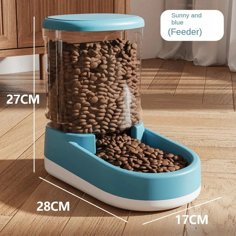 Automatic Cats Feeder Dog Water Dispenser Pet Feeder Dog Water Feeding Cat Drinking Bowl Dog Bottle Gravity Food Feeder Supplies